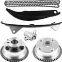 Autoexact 24321-2E000 Engine Timing Chain Kit w/Intake & Exhaust VVT Gear Sprocket Compatible with 2011-2014 Hyundai Elantra Coupe GT 2012-2016 Kia Forte Soul 1.8L 2.0L 243502E001 243702E000