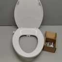 Elongated Bidet Toilet Seat with Quiet-Close, Non-Electric Bidet Mode with Dual Nozzles, Fit Elongated Toilet Seat, Adjustable Water Pressure with Brass inlet (Elongated)