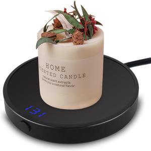 Candle Warmer, Mug Warmer for Desk, Coffee Mug Warmer, Coffee Cup Warmer with Auto Shut Off (Black)