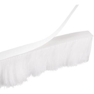 Uxcell Weather Stripping Brush, 26ft L x 0.35" W x 0.9" H Self-Adhesive Seal Weatherstrip Sweep Brush White for Door Window