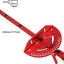 Table Saw Miter Gauge, Works w/Table Saws, Router Table, Band Saw (Red)