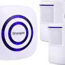 Motion Sensor Alarm System, Wireless Home Security Driveway Alarm Indoor, Motion Detector Alert with 2 Sensor and 1 Receiver -38 Chime Tunes