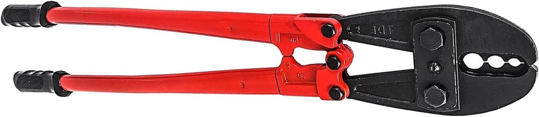 Mophorn Hand Swager Crimper 30 Inch,Swaging Tool for 5/32" 1/4" 5/16" Wire Rope,Hand Cimping Tool for Copper Aluminum Oval Sleeves and Stop Sleeves,Wire Rope Crimping Tool Swage Tool Long Handle Lab