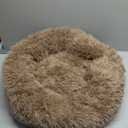 Dog Bed, Cat Calming Bed, Faux Fur Pillow Pet Donut Cuddler Round Plush Bed for Large Medium Small Dogs and Cats
