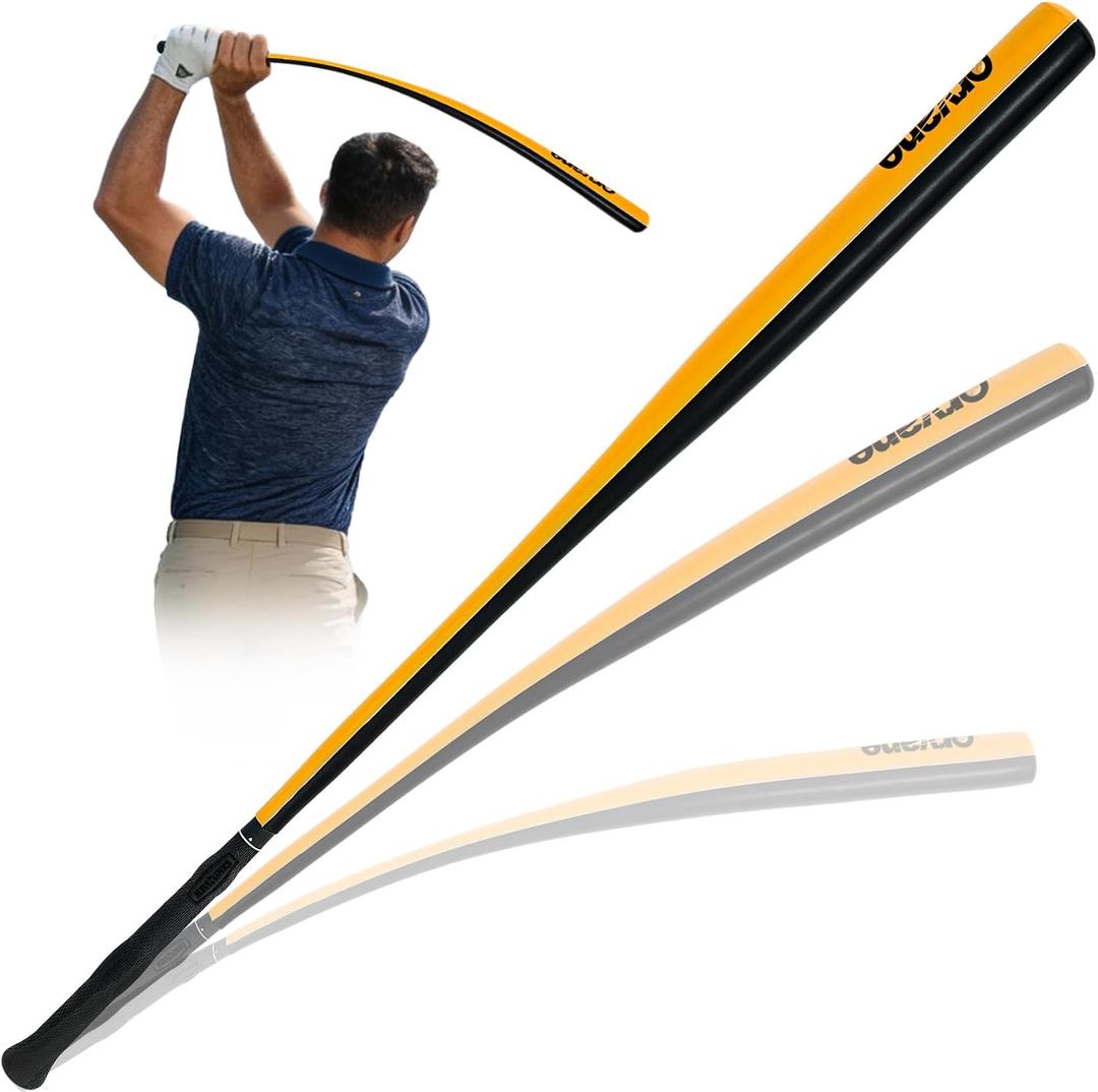 Golf Swing Trainer,Flexible Weighted Golf Warm-Up Stick for Swing Speed,Strength,Tempo & Flexibility Training,Golf Training Aid for Indoor & Outdoor Practice Chipping Hitting