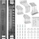 Upgraded SKK-8K Fit for Sam.sung Stacking Kit 27 Inch Wide Front Load Washer and Dryer, Replacement Parts SKK-7A SK-5A SK-5AXAA BY AMI PARTS
