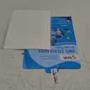 Printable Vinyl Sticker Paper for Laser Printer - Glossy White - 15 Self-Adhesive Sheets - Waterproof Decal Paper - Standard Letter Size 8.5"x11"