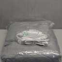 Heated Blanket Electric Blanket, Cozy Faux Rabbit Fur & Soft Flannel Warm Heater Throw Blanket with 5 Fast Heating Levels &10Hours Auto-Off Over-Heat Protection，50" x 60" (Grey)