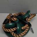 Rope Swing for Tree, Climbing Rope with Platforms - Swing Seat for Treehouse and Outdoor Playground Accessories with w/Carabiner and 4 Foot Strap