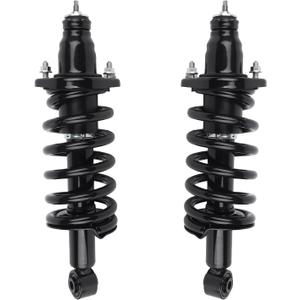 Autoround 181380L 181380R Rear Complete Shock Absorber Compatible with Honda CR-V 2002 2003 2004 2005 2006, Left & Right Struts with Coil Spring Assembly