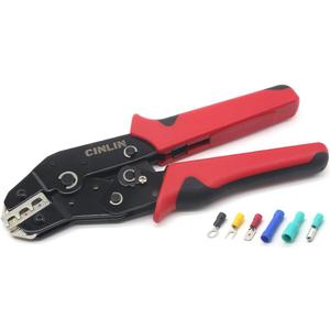 Crimping Tool for Insulated Electrical Wire Connectors-AWG 20-14 Ratchet Crimper Tools-Racheting Wire Crimping Tools-Available for Insulated Connectors and Wire Terminal SN-02C