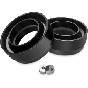 Dynofit 3 Inch Leveling Lift Kit Compatible with 1999-2006 Silverado/Sierra 1500 2WD, 2Pcs Polyurethane (PU) Strut Spacers & Aluminum Shock Spacers for Chevy GMC Pickup Front Suspension Coil Spring