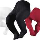 Petrass Baby Girls Cable Knitted Tights Infant Full-Footed Seamless Cotton Tights New-born Girls Seamless Leggings 3/4/5/6 lint on leggings