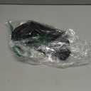 Women Elegant Pleated Clutch Bag Ruched Purse with Metal Chain, Dressy Crossbody Shoulder Bag for Weddings, Galas (Black)