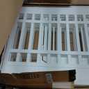 IRIS USA Dog Playpen with Door, 24 6 Panel Pet Exercise Pen  Indoor Outdoor Puppy Play Pen, Portable Plastic Pet Fence for Small Medium Dogs, Foldable 61 x 61 x 24, White