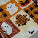 Jansun Halloween Blanket 50 x 60 in Orange Soft Couch Halloween Throw Blanket Living Room Throw for Women Men, Especially for Decor