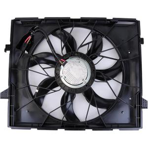 Radiator Cooling Fan Assembly, 55038994AI Cooling Fan Assembly Compatible with Dodge Durango 3.6/5.7L 2011-2013 for Grand Cherokee 3.6/5.7L 2011-2013