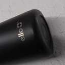 Ello Pop & Fill Stainless Steel Water Bottle with Quick Fill Technology, Double Walled Vacuum Insulated Metal, Leak Proof Locking Lid, Sip & Chug, BPA Free, Holiday Gift for Him Her, 22oz, 32oz, 40oz (Black)