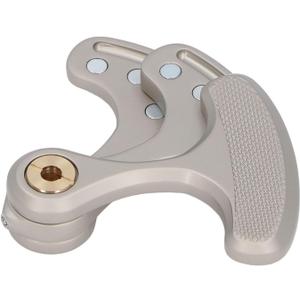 Fidget Slider, 3 Layer Magnetic Push Card Clicker, Metal Fidget Clicker for Adults Teens, Metal Push Card & Clicker, for Anxiety and Stress Relief (Silver)