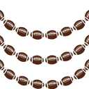 OHOME Football Party Decorations for Super Game Bowl 2026 - Game Day Banner | Football Party Decorations Supplies Favors Indoor Outdoor - Birthday Hanging Backdrop Sports Theme Decor for Wall Home (Brown)