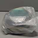 Rubtlamp 100 Clear Green Gold Plastic Plates, Hammered Clear and Gold Disposable Plates Include 50 Dessert Platos, 50 Dinner Platos for Party