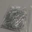 Fovths 120 Pieces Christmas Light Hanger Gutter Grid Hooks Metal Wire Hooks Ornament Hangers Metal Hangers for Christmas Outside Lights Gutters with Mesh Leaf Guard