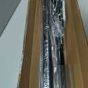 Heavy Duty One-Click Tension Curtain Rod 40-122Inch, Easy to Install, No Drill Adjustable Curtain Rod, 1.26"Diameter Non-Slip Rod for Windows, Shower, Bathroom, Closet, Balcony & Outdoor Spaces, Black