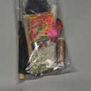 Hair Extension Tools Kit, 600 Silicone Lined Micro Rings, 1 Plier, 2 Hook Needle Pulling Loop, 10 Curved Hair Needle, 4 Metal Hair Clips, 1 Comb, 3 Sewing Threads, 200 Mini Rubber Bands