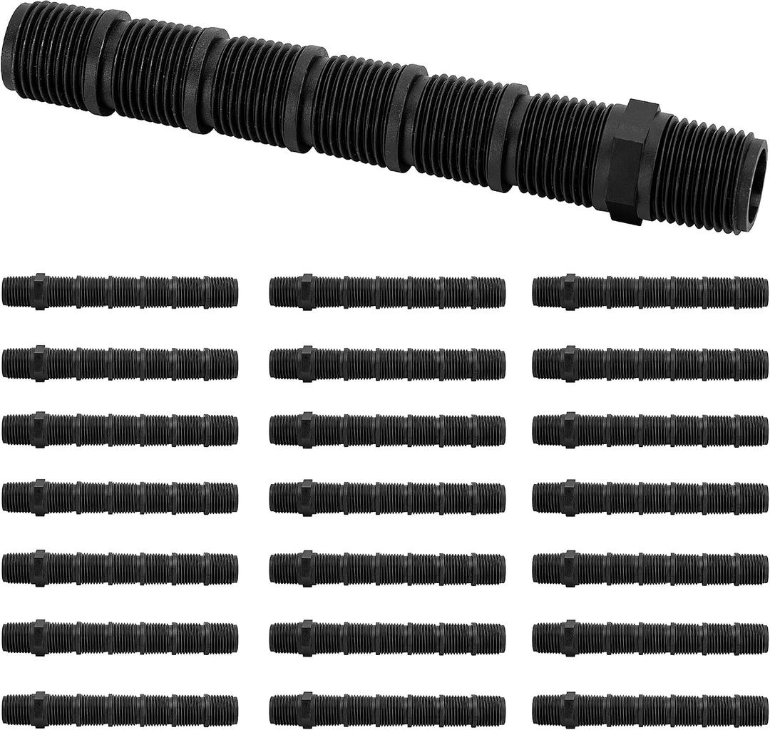 30 Pcs Cut-Off Sprinkler Rise, Sprinkler Height Extender Riser, Male Pipe Thread Riser Adapter for Outdoor Garden Courtyard Patio Lawn Irrigation Replacement Parts