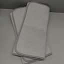 2 Pack Microfiber Dish Drying Mat,24*17 inch Absorbent Dish Drainer Kitchen Counter,Large Size Dish Drying Pad for Countertops,Sinks,Draining Racks(Gray)