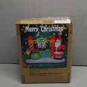 Vipush 6.9 FT Christmas Inflatable Decorations Countdown Christmas Decorations Outdoor Inflatable with LED Light, Outdoor Holiday Decor Blow Up Yard Decor