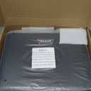 COLCASE Fireproof Document Box, Ultra Hard Case All-Around Fireproof Box with TSA Lock Aluminum Frame Zipperless Hard-Shell Safe for Documents Valuables Passports Black (15.5" x 11.5" x 4.8")