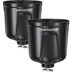 YAKHACKER Multi-Functional Cup Holder, Bottle Holder, Phone Holder, Drink Holder, Fishing Tool, Large Capacity, Kayak Track Mount Install, Kayak Track Accessories