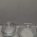 M MCIRCO 4-Piece Glass Casserole Baking Dish, Set of 2 Casseroles With Glass Lids, 1.9 Qt and 3 Qt
