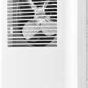 Stelpro Pulsair Electric Wall Fan Heater  1000W or 500W / 120V  Ultra-Quiet Nichrome Element Heater  Heats Quickly  No Built-In Thermostat (ARWF1001W)  White
