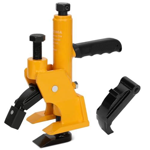 Dgavxa Heavy Manual Tire Bead Breaker with Handle Machine,38"-42" Tires Changer Tool with Rubber Pad, Protect Aluminum Alloy Hubs, Easy-Operated Tire Repair Tool for ATV/UTV Hydraulic Press Machine