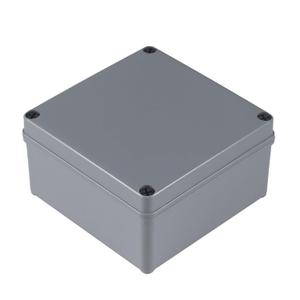 Junction Box - 6 x 6 x 3 inch IP66 Waterproof Dustproof ABS Plastic Electrical Box, Project Enclosure for Outdoor Electrical Applications (150 x 150 x 80 mm)