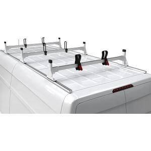 MELIPRON 800 LBS Van Roof Rack, Steel Ladder Rack for Van Fits for Mercedes-Benz Sprinter 2007-2025 Cargo Van Low Roof 144" 3 Crossbars (with no Side Tracking Rails)