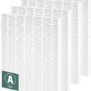 4 Pack 115115 HEPA Replacement Filter A Size 21 Compatible with Winix PlasmaWave Air Purifier C535 5300 5300-2 5500 5500-2 6300 6300-2 P300 AM90 9000 5000 5000B C909 9800 by Funmit