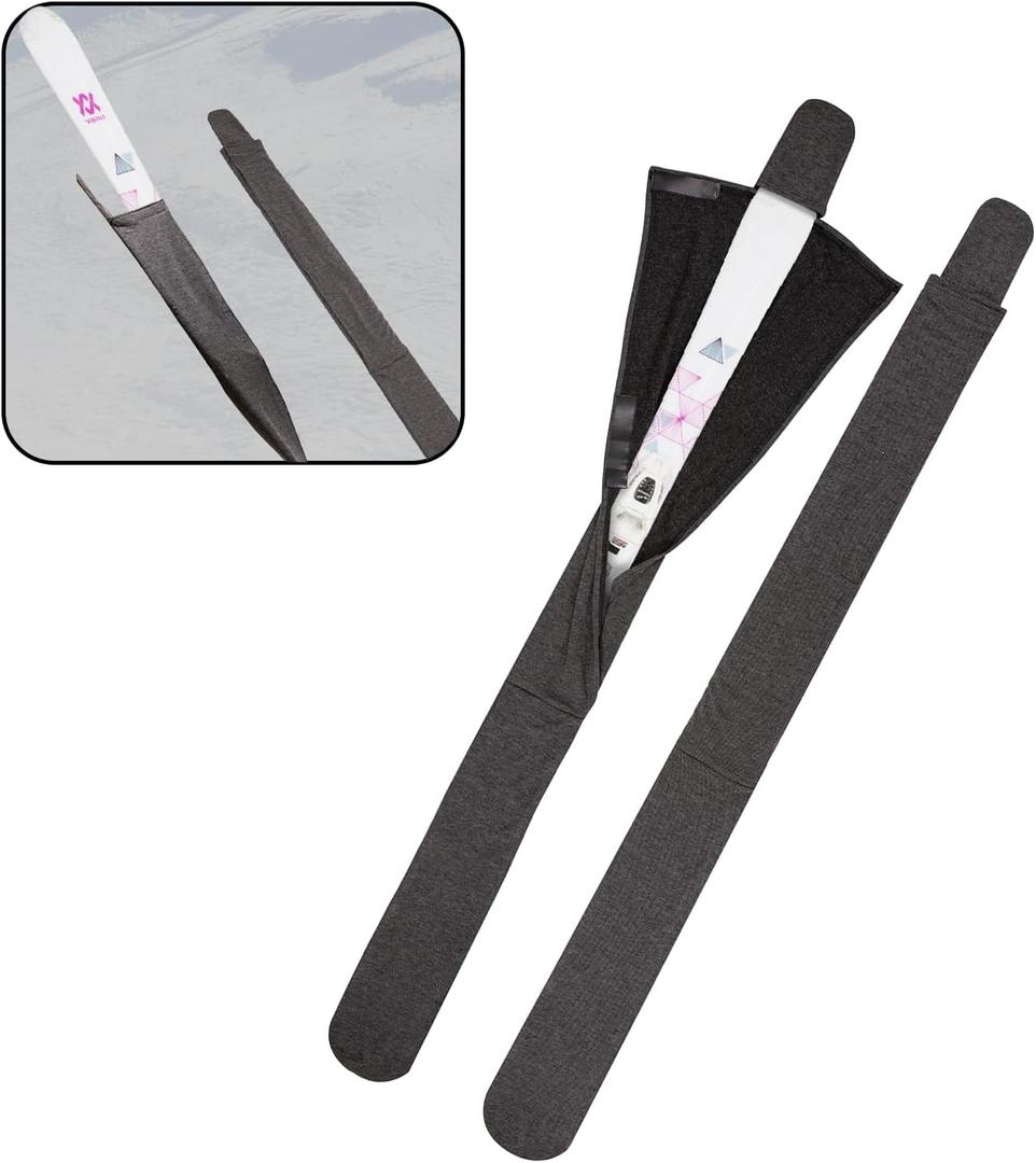 JRAIYBZ Snow Skis Protection Fabric Soft Sleeve Cover,Snowboard Protection Soft Cover Sleeve with Binding Open,Snowboard Bag for Travel,Gift for snowboarders,Suitable for 160 to 185 Snowboards (M)