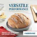 Farberware Nonstick Bakeware Baking Pan / Nonstick Cake Pan, Round - 9 Inch, Gray, 1 Count (Pack of 1)