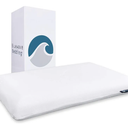 Bluewave Bedding Super Slim Gel Memory Foam Pillow for Stomach and Back Sleepers - Thin, Flat Design for Cervical Neck Alignment and Deeper Sleep (3.25-Inches Height, Standard Size)