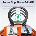 Magnetic Holder Metal Phone Case for iPhone 13 14 15 16 17 Pro Max Plus Hollow Luxury Aluminum Alloy Phone Protective Case (Silver,iphone16pro)