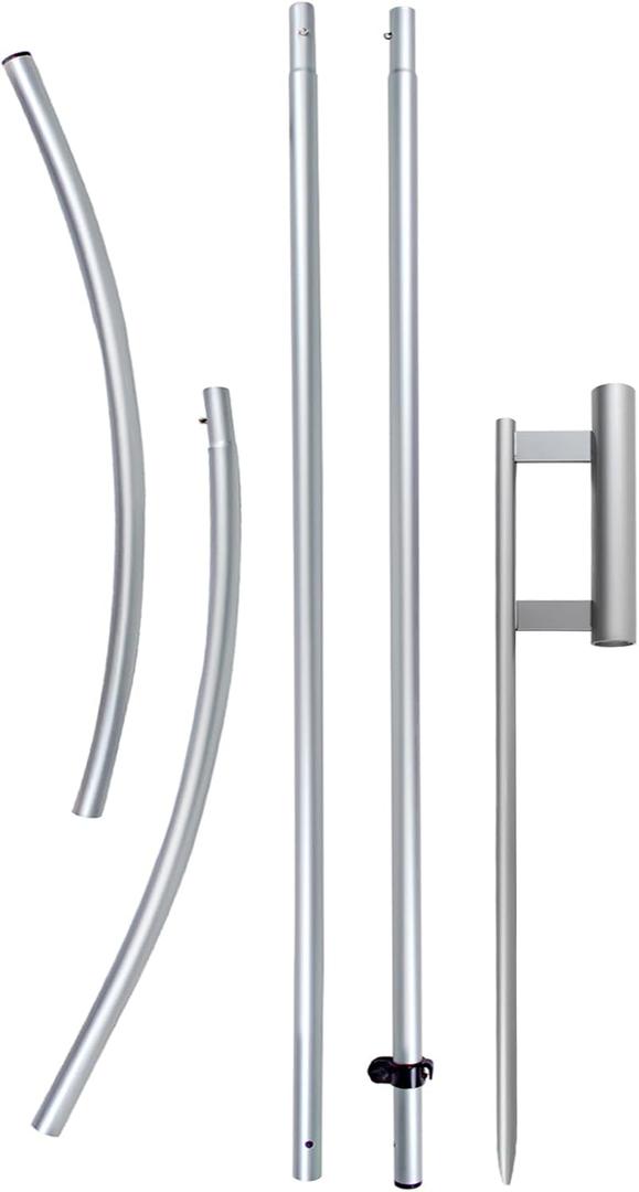 for 8ft Swooper Flags Flagpoles with Ground Spike, Feather Flag Pole Kit 11ft Upgraded Robustness