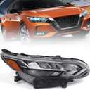 Huray LED Headlight Assembly Fit for Nissan Sentra S/SV 2020 2021 2022 RH Headlamp OE Style Replacement for NI2503277 Right Passenger Side