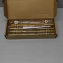 Ravinte Hardware 5 Pack 8-13/16 Inch Gold Cabinet Pulls Handles Kitchen Cabinet Handles Drawer Pulls Kitchen Cabinet Hardware Cupboard Handles Dresser Drawer Pulls 6-1/4 Inch CC (Brushed Brass)