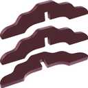 Taiyin 3 Pcs Pet Gate Support Feet Wooden Reinforcement Fitting Dog Panel Isolation Fence Free Standing Pet Gate Dog Fence Panels for Configurable Wood Doggie Guardrail,Brown