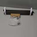 TONIAL Curtain Rods 32 to 58 Inch(2.6-4.8ft), Telescoping Splicing 3/4 Drapery Rods for Windows 20 to 53 Inch(1.7-4.4ft)32 to 58 Inch Decorative Single Rod with Small Cap Finial, Bronze