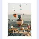 JCJMY 12x15 Picture Frame with Mat, Display 8x12 with Mat or 12 x 15 without Mat, Wood 12 by 15 Photo Frames for Wall Hanging, 1 Pack, White