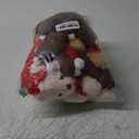 Liliful 6 Pieces Christmas Cute Animals Stuffed Animals 9 Inch with Christmas Hat Scarf Sweater Soft Plush Stuffed Bears Bulk for Xmas Graduation Party Gift Favors(Bear)